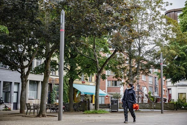 Slimme straatverlichting weersvoorspelling