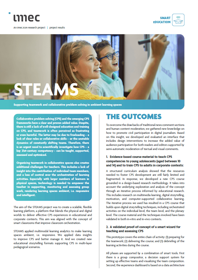 STEAMS leaflet